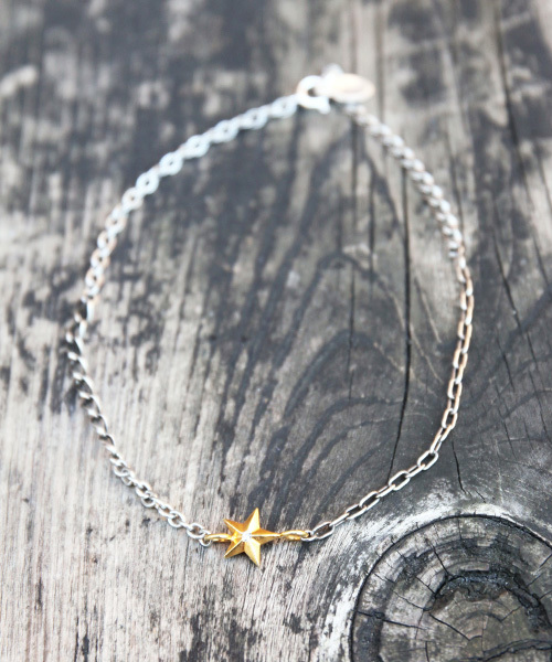 amp japan（アンプジャパン） アンクレット Crazy Chain Gold Star