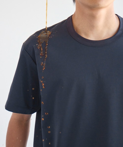 tシャツ もう汗(焦)らない汗染み，汚れ防止/ソロテックスショート