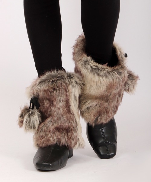 FUNALIVE（ファンアライブ） jou jou lier リボン付きエコファーブーツ