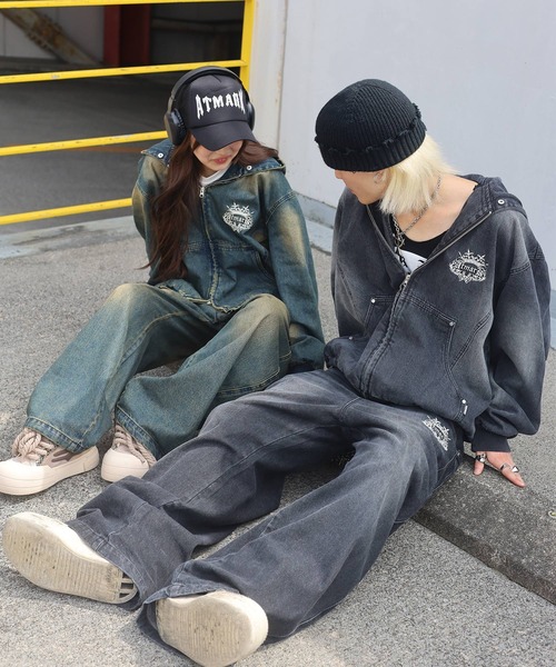 ATMARK デニムジャケット gジャン 「2サイズ展開 / UNISEX 」ATMARK