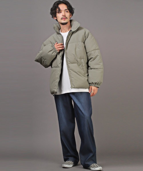 LUXSTYLE（ラグスタイル） ブルゾン アウター 中綿ナイロンジャケット