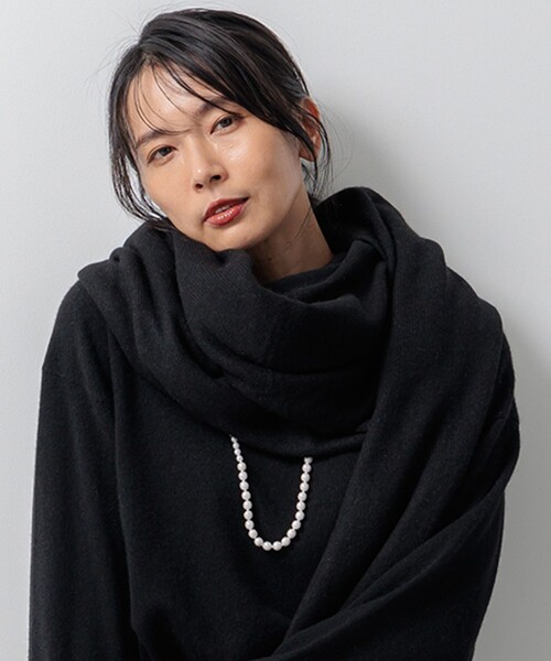 23区（ニジュウサンク） ストール マフラー 「洗える」ピュアカシミヤ