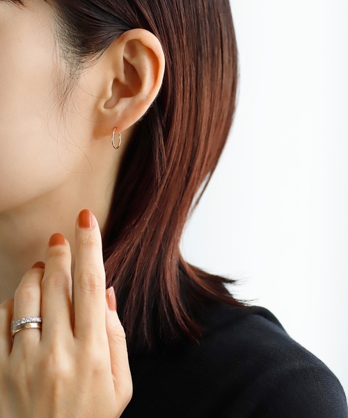 SIENA ROSE（シエナロゼ） ピアス パイプフープピアス「M」 レディース