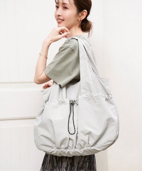 ikka（イッカ） トートバッグ 「撥水」ドロストポケバルーントート