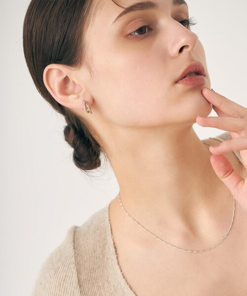 ete（エテ） ピアス ビジュー ハグピアス レディース : ZOZOTOWN Yahoo