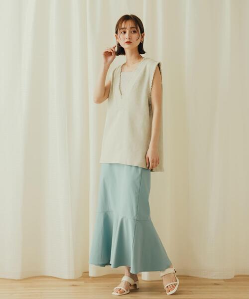 SENSE OF PLACE by URBAN RESEARCH スカート ストレッチハイウエスト