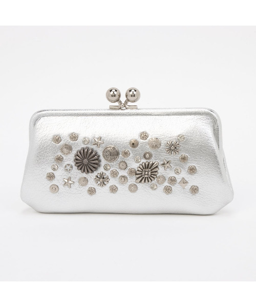 perche（ペルケ） 財布 perche / マルチスタッズがま口ロング