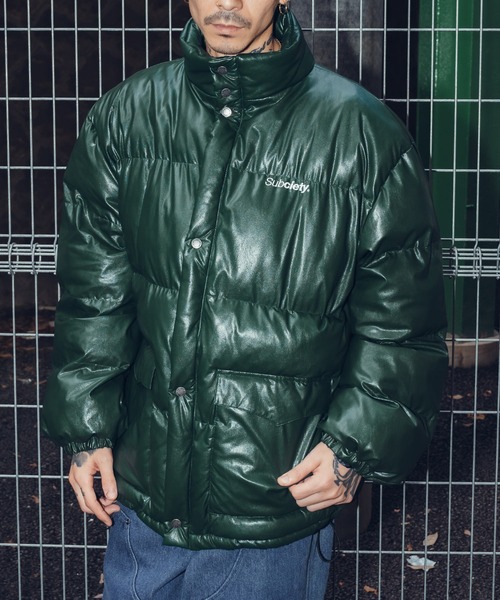 Subciety（サブサエティ） ブルゾン アウター FAUX LEATHER PADDED JKT