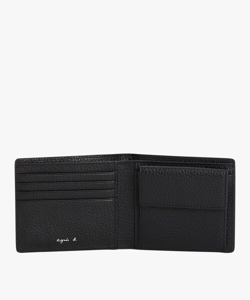 agnes b.（アニエスベー） 財布 レザー 二つ折り ウォレット ABH05−01