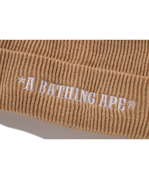 期間限定！今だけ価格！新品未使用 A BATHING APE ベージュニット帽 A