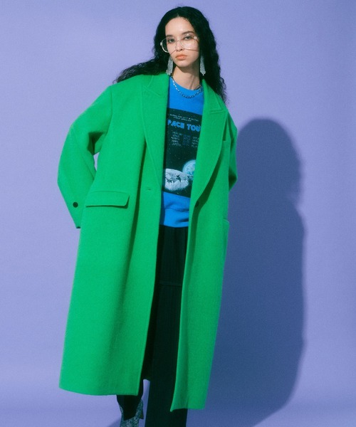 MAISON SPECIAL（メゾンスペシャル） チェスターコート 38 グリーン