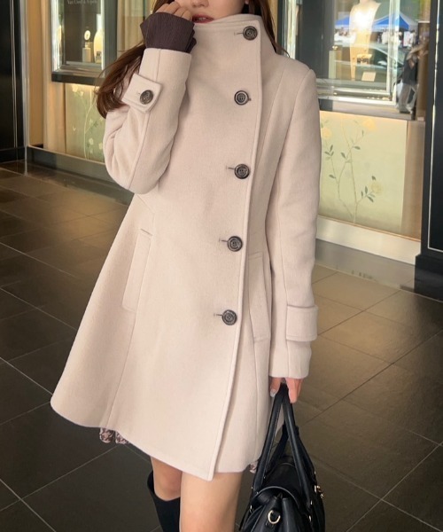 rienda（リエンダ） ステンカラーコート コート 25オーバーネック