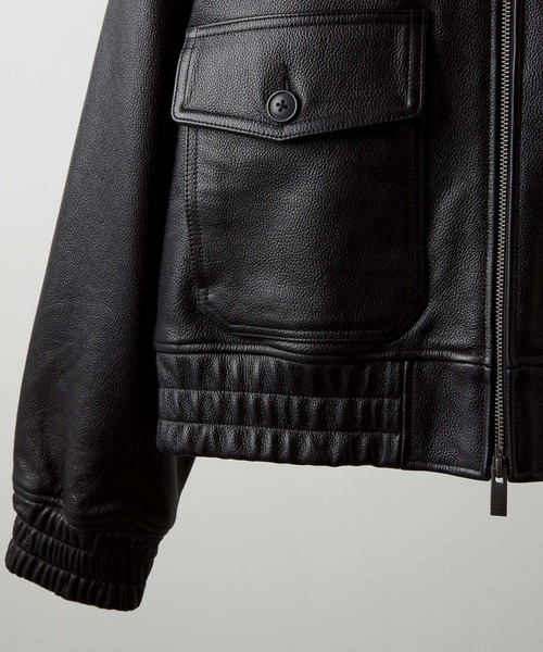 CLEL（クレイル） ブルゾン アウター 「CLEL」Cow Leather G-1 Blouson