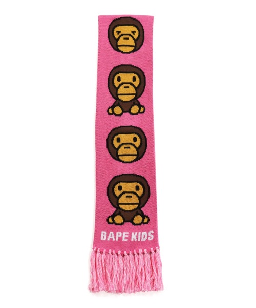 A BATHING APE（アベイシングエイプ） マフラー BABY MILO KNIT SCARF