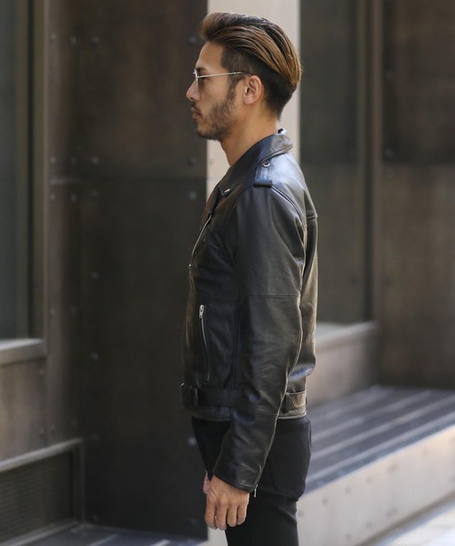 roshell（ロシェル） 革ジャン ライダース リプロダクトレザー 本革