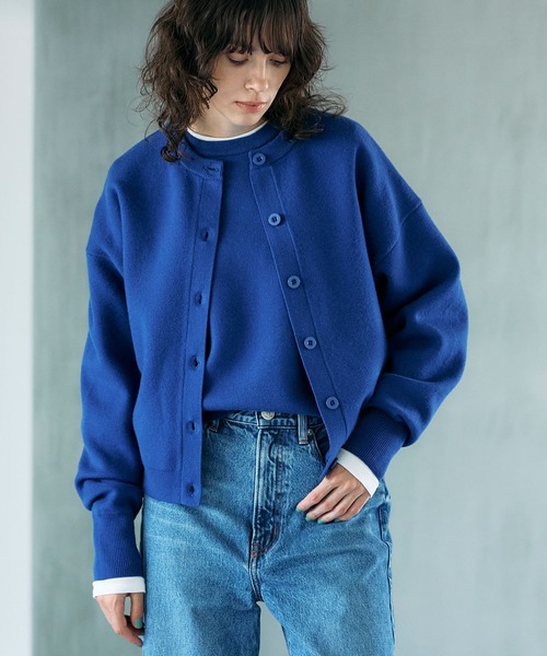 ずっと真夜中でいいのに。ニットカーディガン ZTMY Knit Cardigan