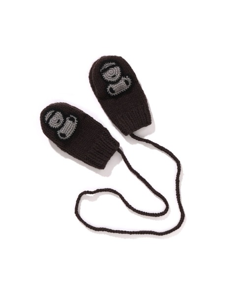 A BATHING APE（アベイシングエイプ） 手袋 BABY MILO WOOL MIX KNIT