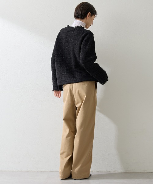 もみじ オブラダ チノパン Oblada/オブラダ・WIDE PANTS | here.