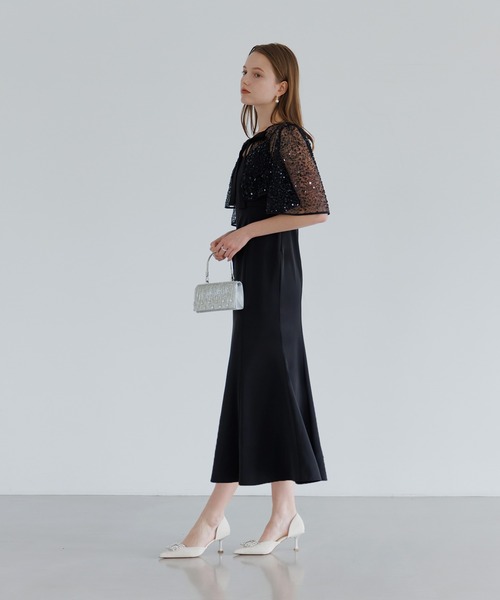 Leja（レジャ） ドレス 「LEJA」スパンコールビジューボレロマーメイド