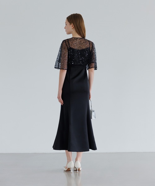 Leja（レジャ） ドレス 「LEJA」スパンコールビジューボレロマーメイド