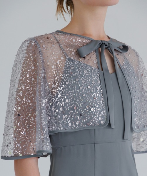 Leja（レジャ） ドレス 「LEJA」スパンコールビジューボレロマーメイド