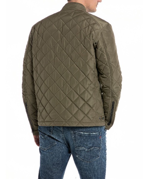 REPLAY（リプレイ） 革ジャン ライダース ショートキルティング