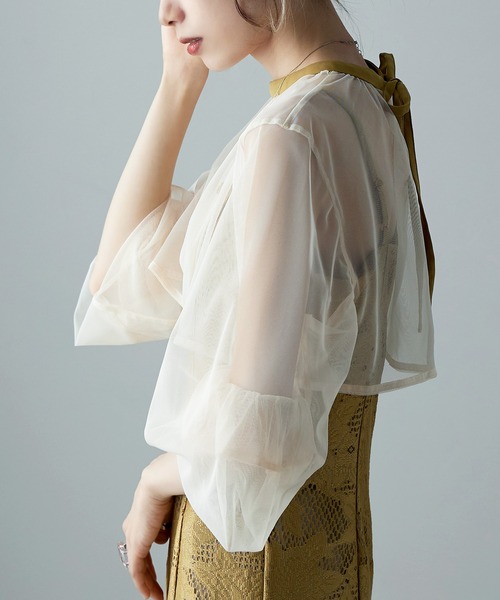 etoll.（エトル） ドレス 3wayシフォンボレロ＆レースキャミドレス