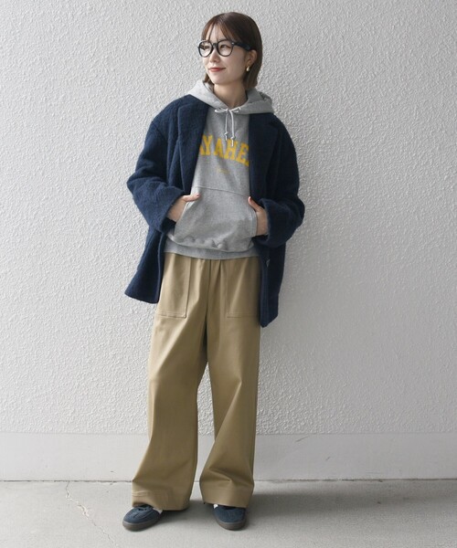 SHIPS any コート チェスターコート any: ウール ミックス シャギー