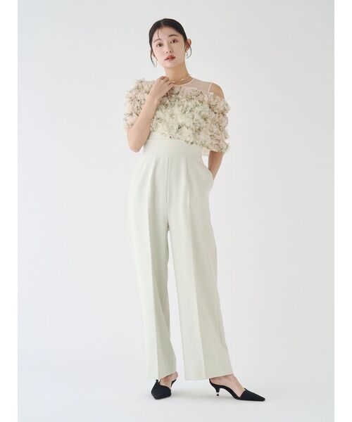 LAGUNAMOON（ラグナムーン） パンツドレス LADYチュールオフショル