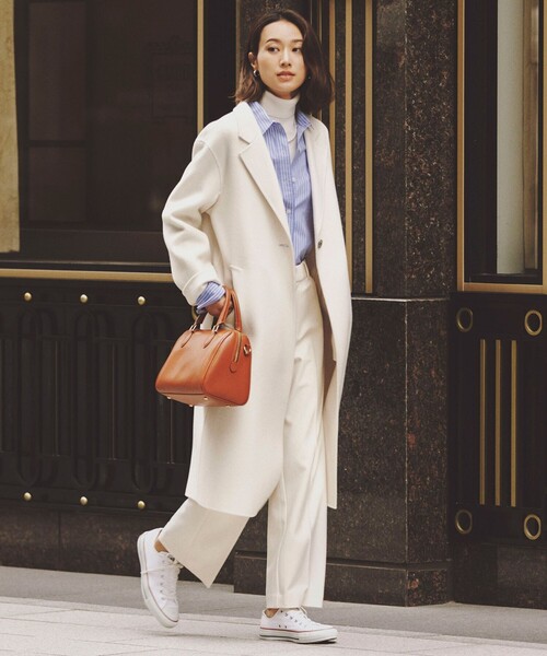 23区（ニジュウサンク） チェスターコート 38 ベージュ レディース