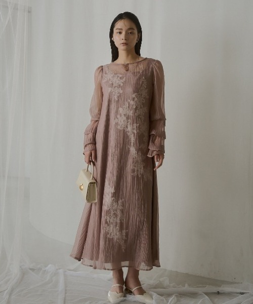 LE'RURE ドレス Sheer A-line onepiece : ZOZOTOWN Yahoo!店 - 通販