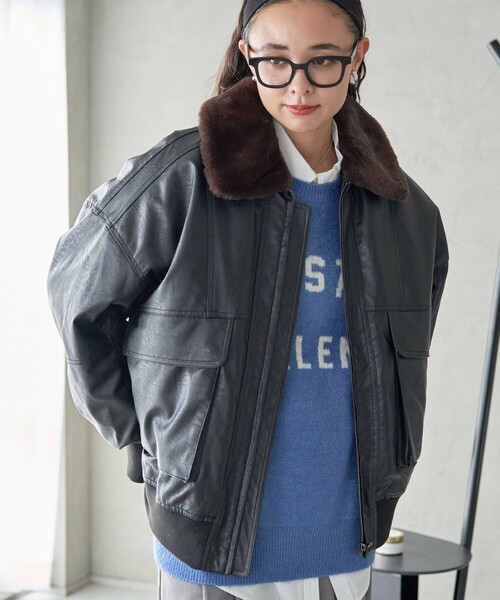 FREAK'S STORE（フリークスストア） ブルゾン アウター ファー襟付き