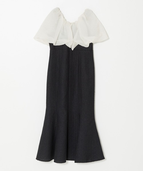 Leja（レジャ） ドレス 「LEJA」2WAYオフショルダーパフスリーブバリエ