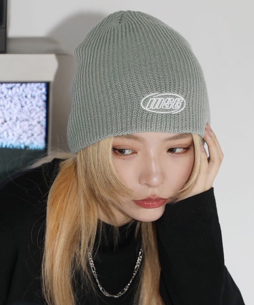 kapital キャピタル ニット帽 ビーニー ロングキャップ ブラック 中古