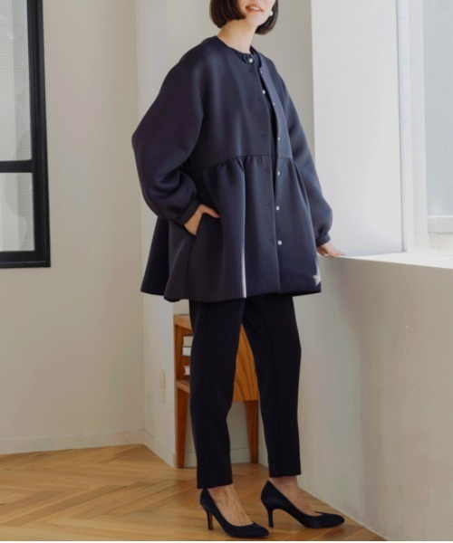 ソーノ コート マシュマロコート-HUMMING S244JV033 ネイビー