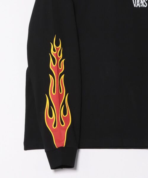 VANS（ヴァンズ） tシャツ M Flames Punk Logo L TEE ロングスリーブ