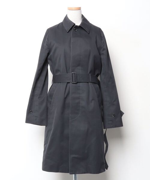 HYKE（ハイク） ステンカラーコート - ブラック レディース : ZOZOTOWN