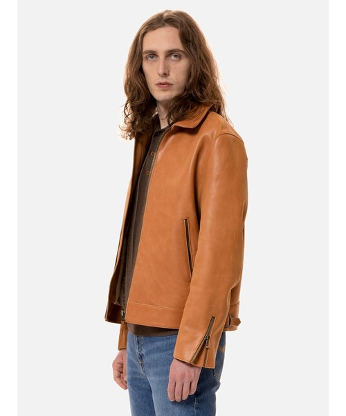 Nudie Jeans（ヌーディージーンズ） 革ジャン ライダース Eddy レザー