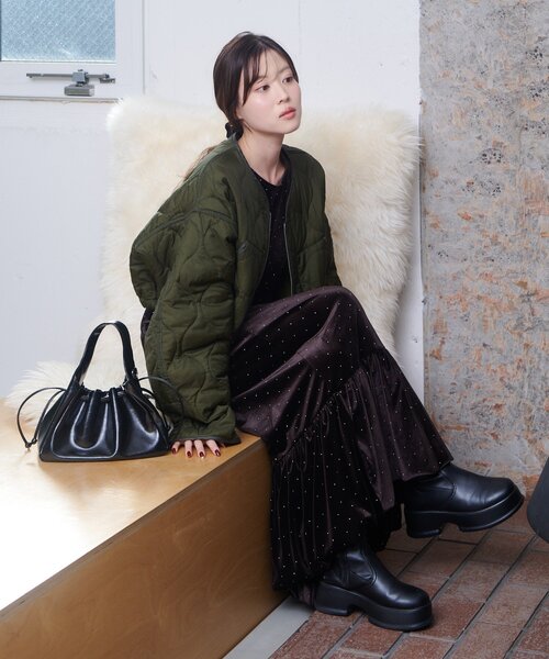 Kastane（カスタネ） ワンピース 「結婚式/オケージョン」ベロア