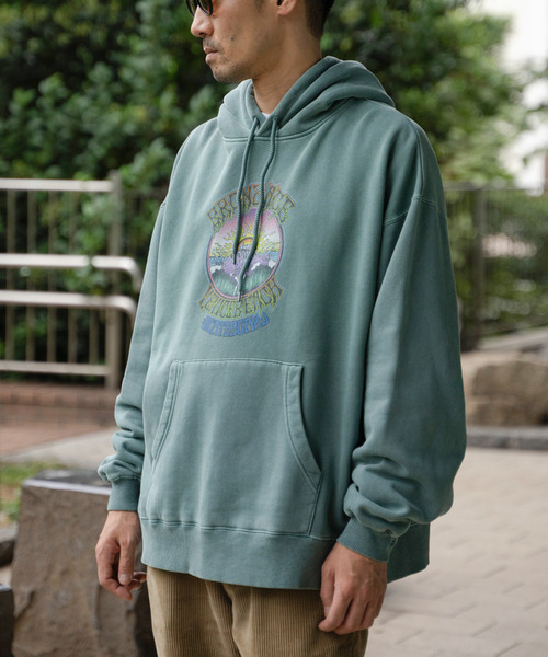 BRONZE AGE（ブロンズエイジ） パーカー 製品染めパーカー メンズ