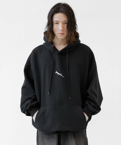 minsobi（ミンソビ） パーカー ルーズフィット バックプリント