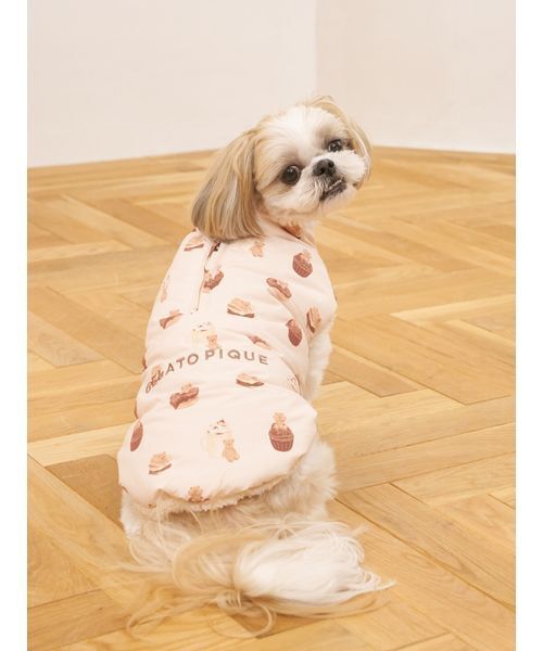 gelato pique（ジェラートピケ） 犬 服 「CAT＆DOG」XL・XXLサイズ中綿