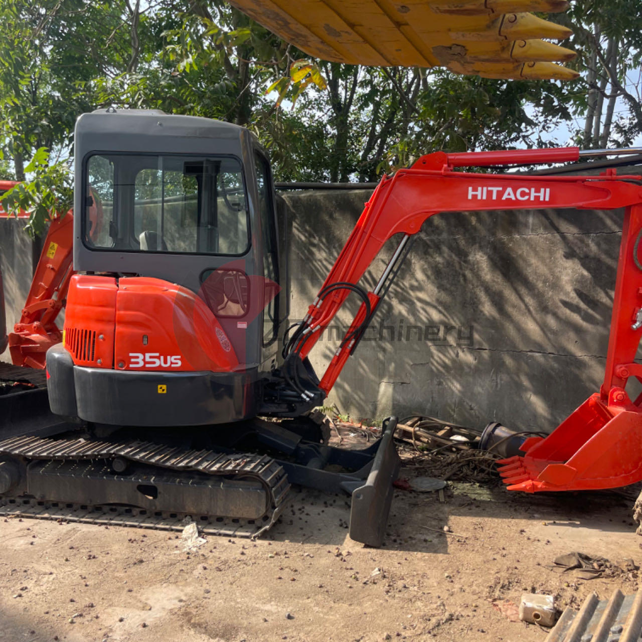 Used Hitachi ZX35 Excavator (cab)-Hitachi-Shanghai ZC machinery