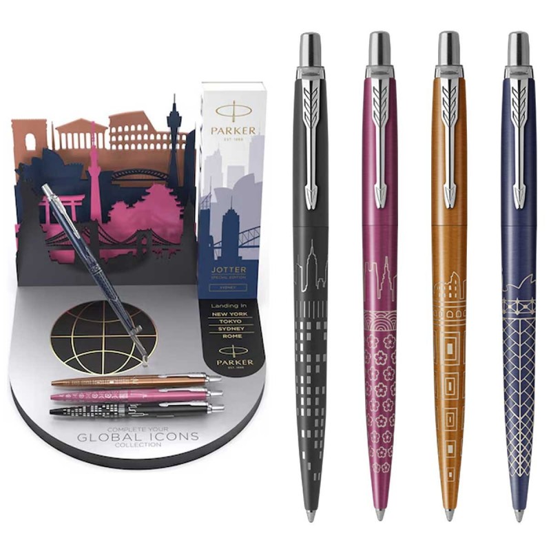 Parker Jotter Global Icons Collectors Bundle (Including Free