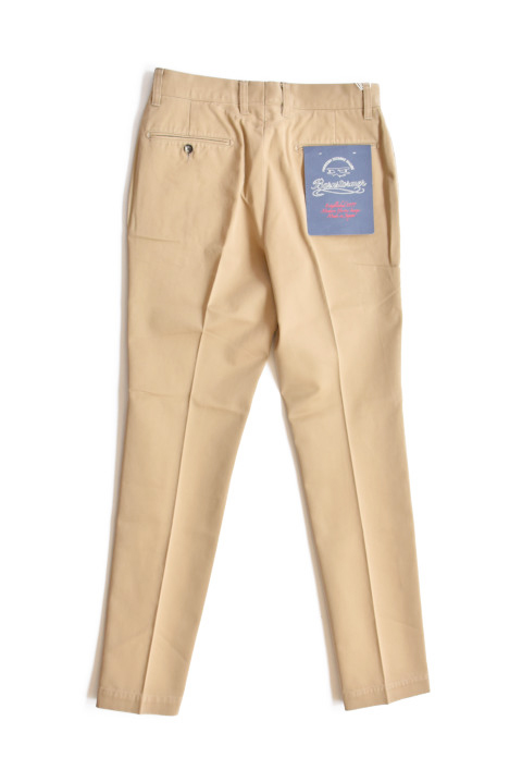 BARNSTORMER（バーンストーマー） ノータックドレスチノパンツ カーキ