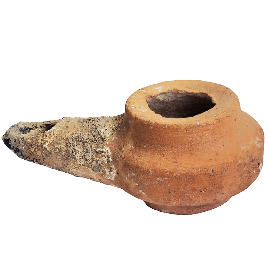 Hellenistic Oil Lamp - Authentic Artifact from 3rd-1st century BC