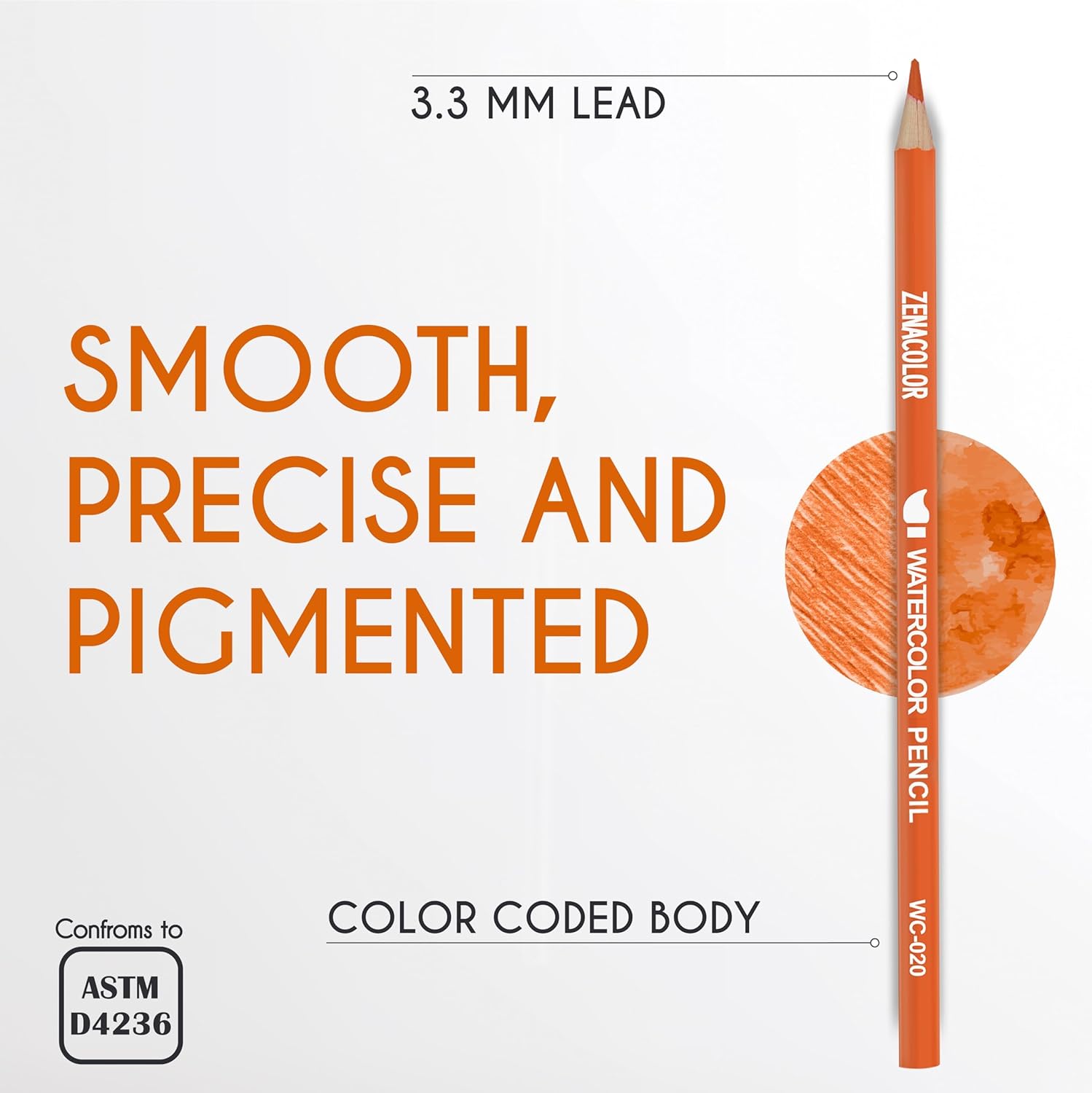 72 Watercolor Pencils - Metal Box – Zenacolor