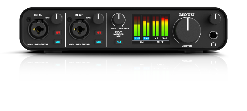 MOTU M4 4-in 4-out USBオーディオインターフェイス M4 - MOTU | 株式
