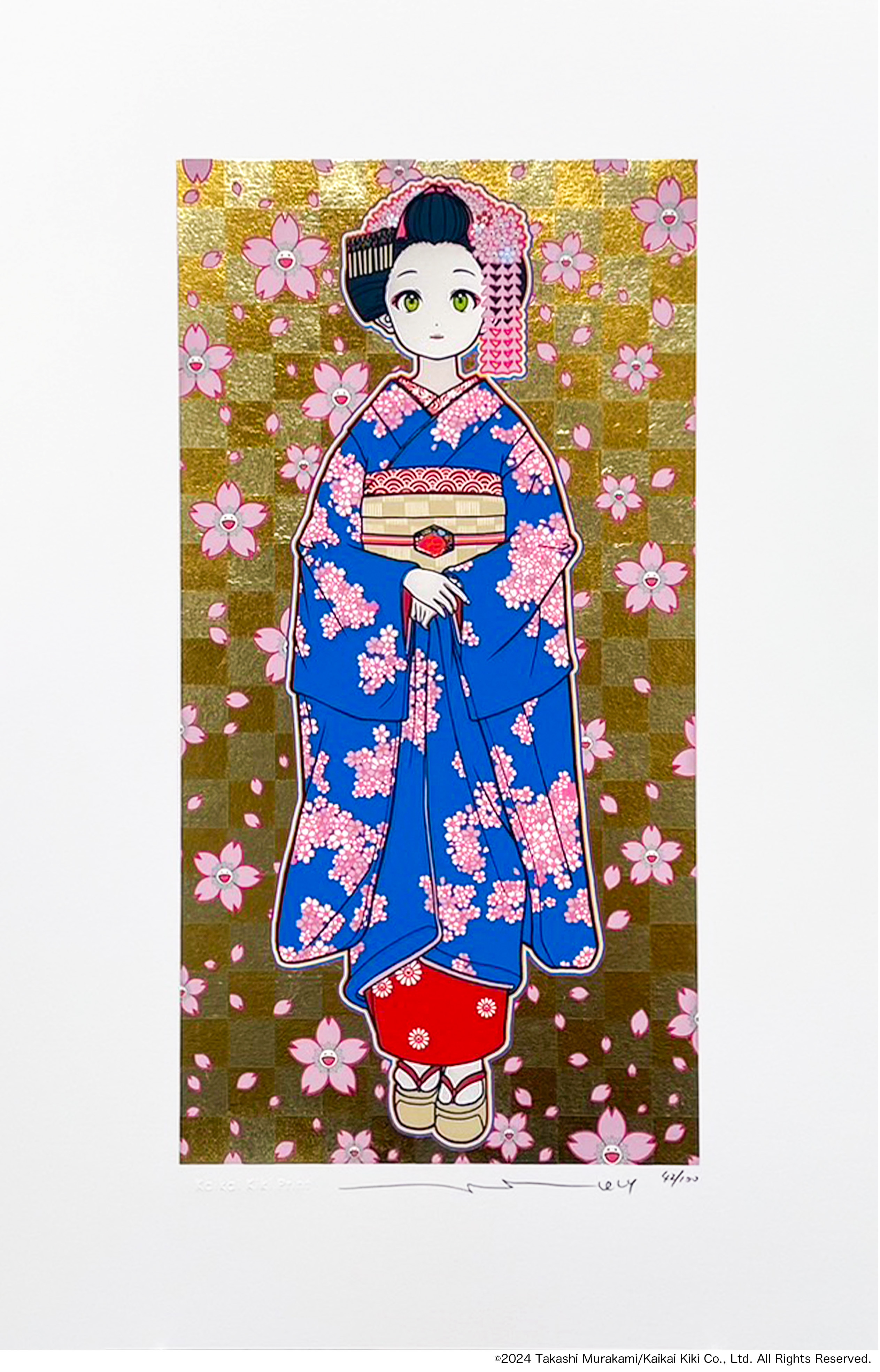 抽プレ 宮崎あおい サイン色紙 純情きらり 連続テレビ小説「純情きらり