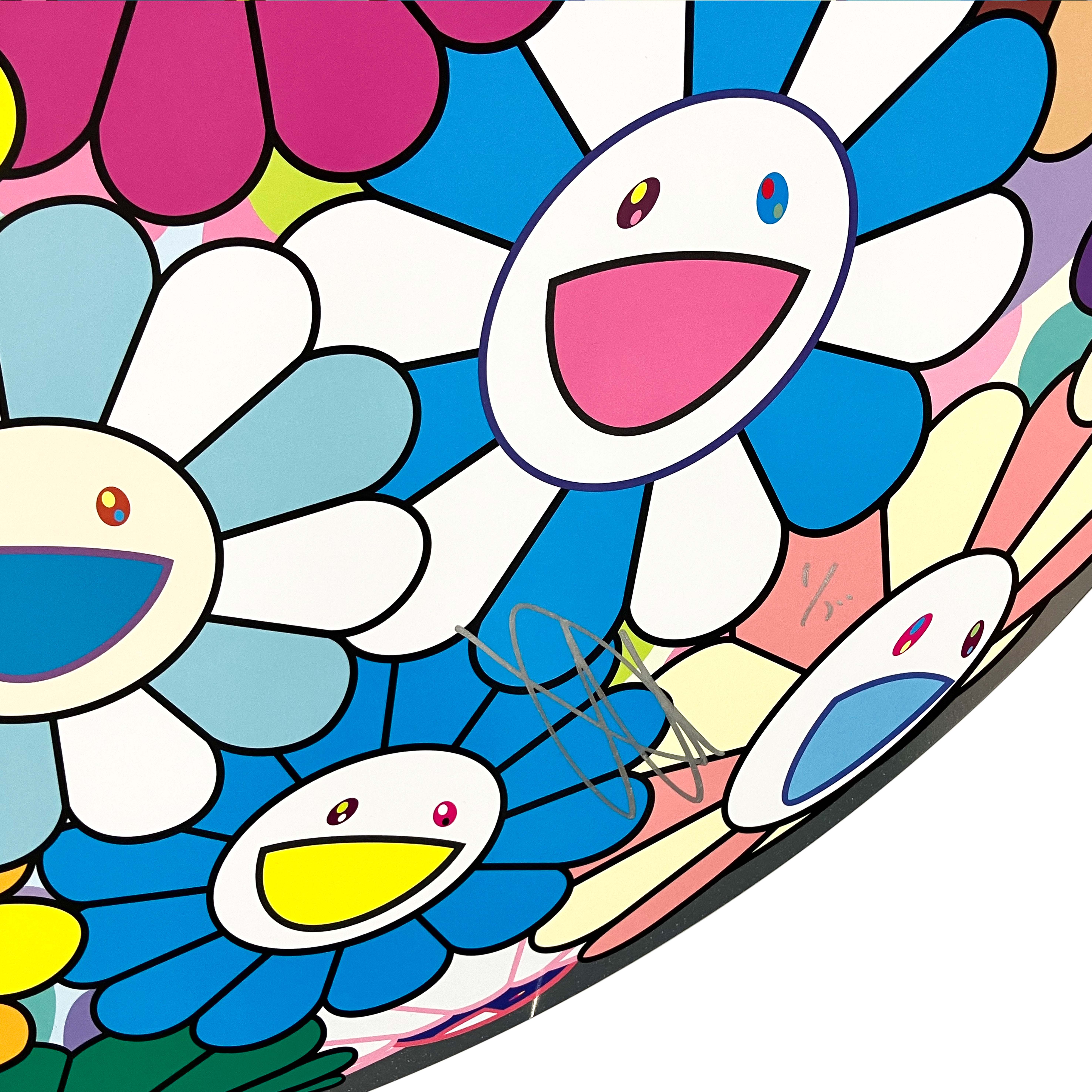 お花畑の中に顔をうずめる 村上隆 ED300 お花畑の中に顔を